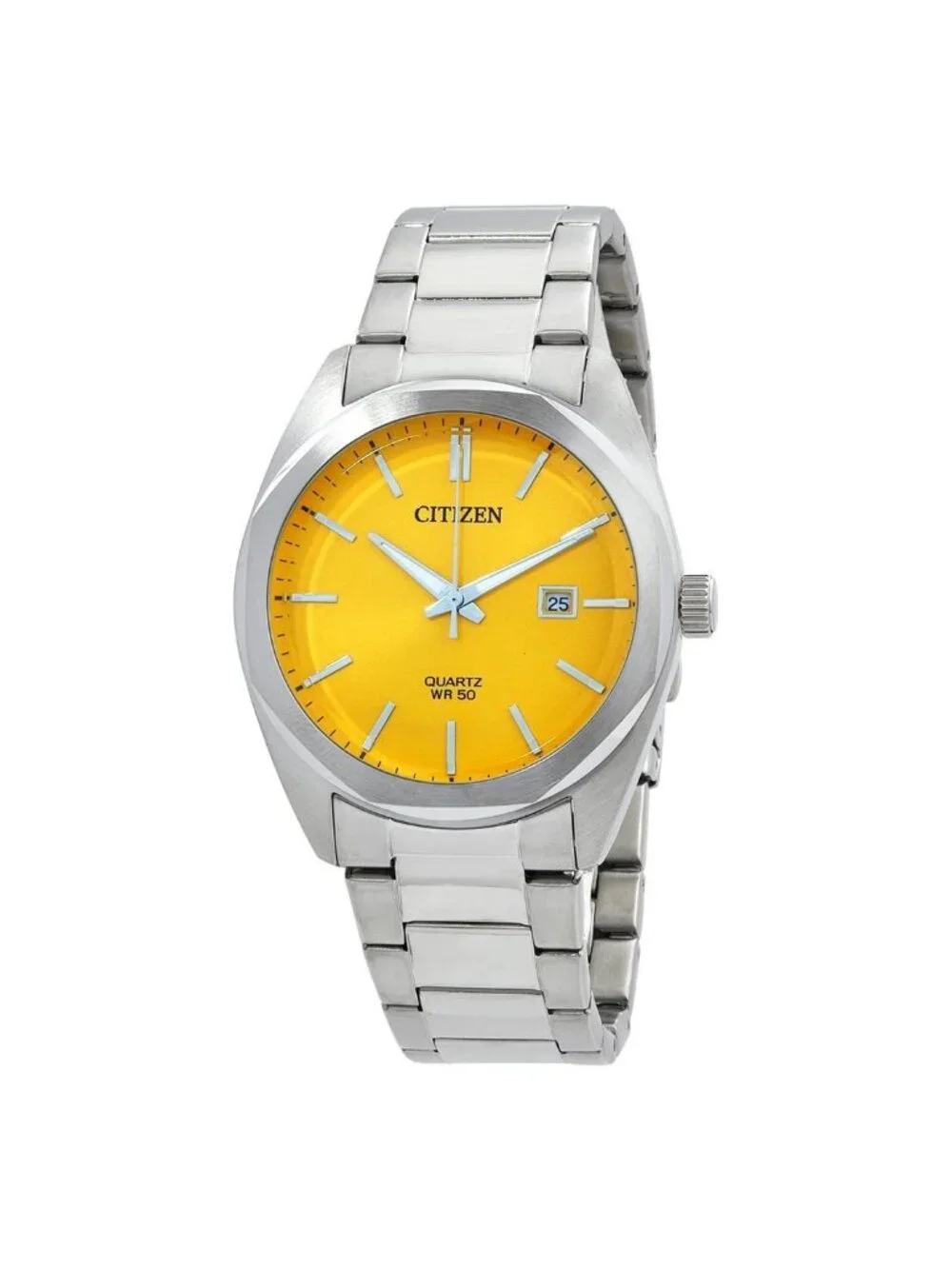 NWT Citizen Quartz Men's Yellow Dial Watch